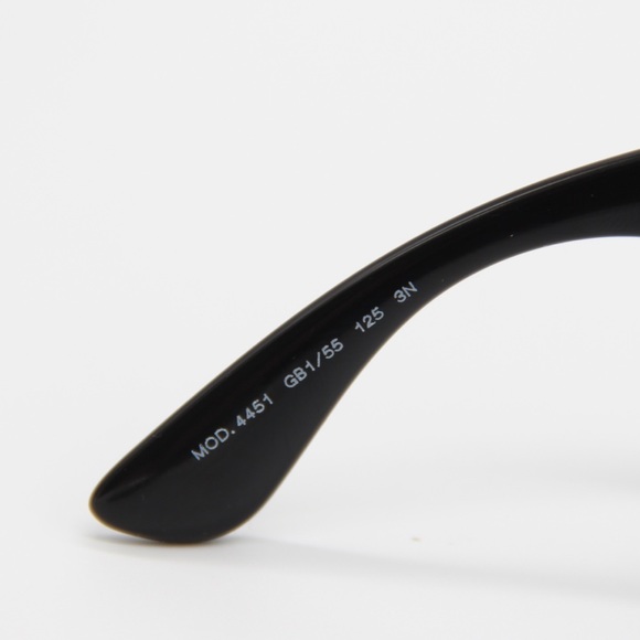 NEW VE4451 GB1/55 BLACK BLUE OVERSIZED SHIELD SUNGLASSES VERSACE MOD 4451 - Picture 9 of 11